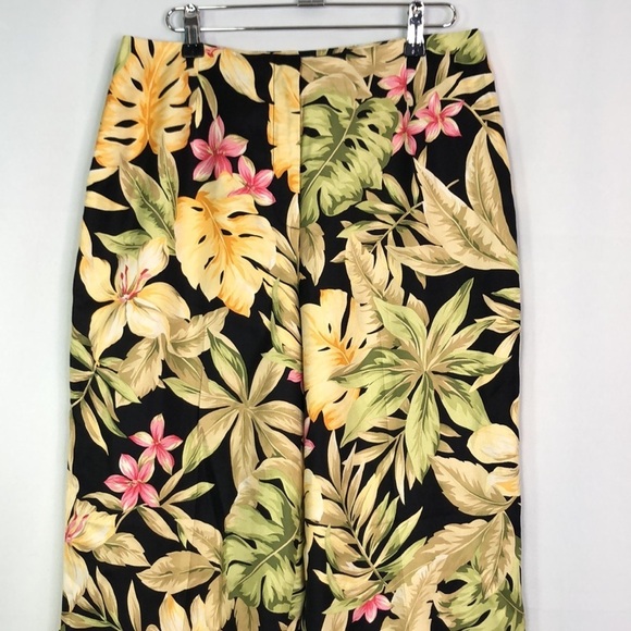 Talbots Pure Silk Tropical Wide Leg Pants Size 10 - Picture 3 of 11